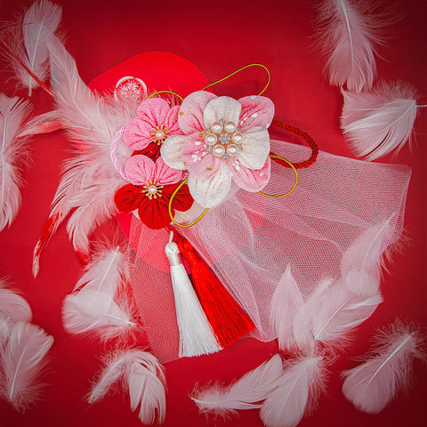 Tsuru Nyōbō Crane Bridal Hair Piece