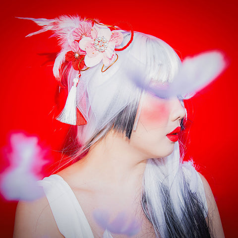 Tsuru Nyōbō Crane Bridal Hair Piece