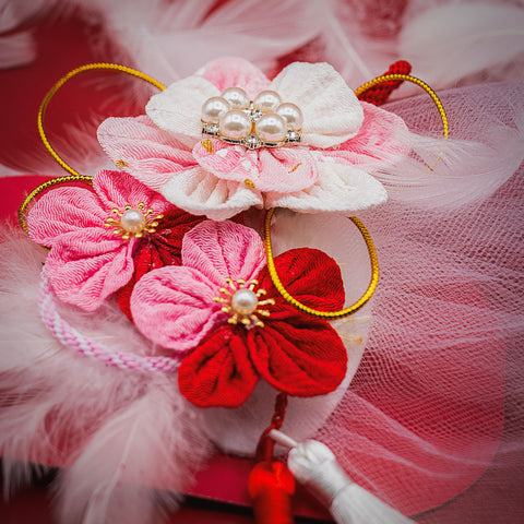 Tsuru Nyōbō Crane Bridal Hair Piece