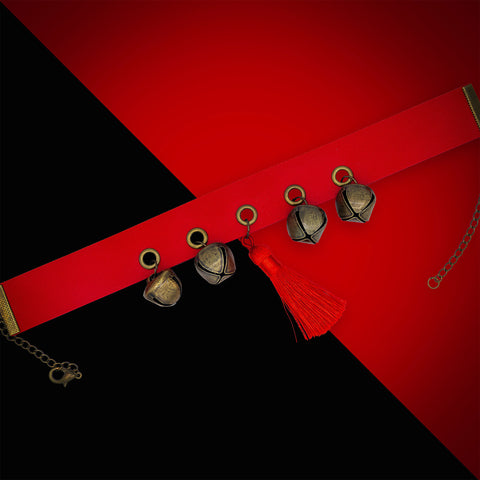 Inugami Faux Leather Choker Necklace