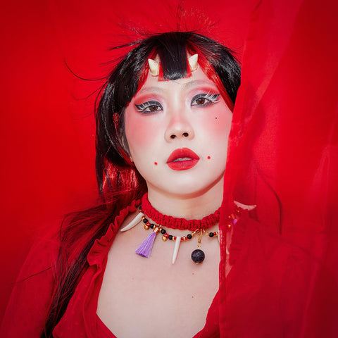 Oni Macrame Choker Necklace