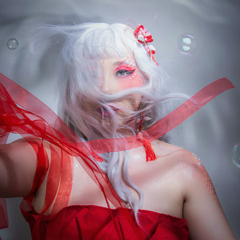 Toyotama Hime Florals and Shells Hair Piece
