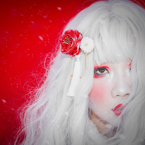 Yuki Onna Florals Barrette Hair Clip