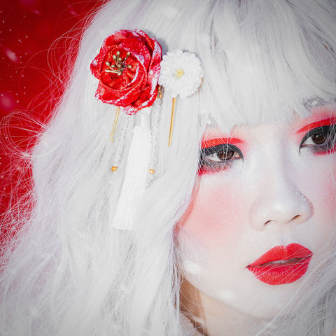 Yuki Onna Florals Barrette Hair Clip