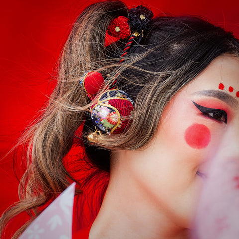 Zashiki Warashi Ornamental Hair Piece