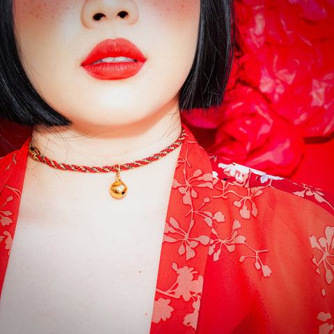 Zashiki Warashi Minimalist Choker Necklace