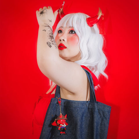 Oni Figurine Keychain (Cursed Edition)
