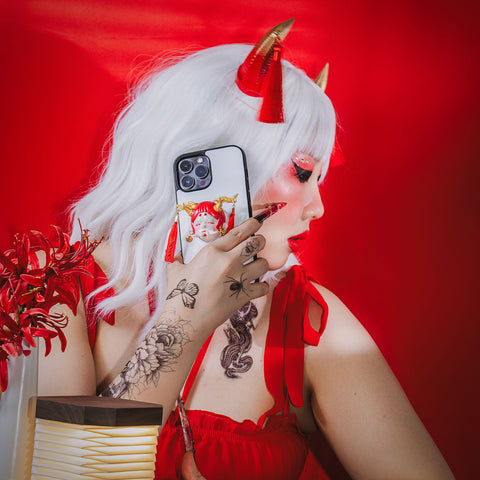 3D Demoness Oni Popsocket